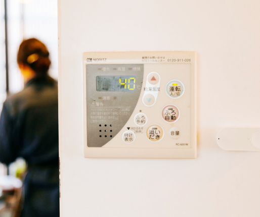 浴室のリモコン